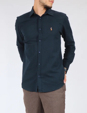 Camasa Polo Ralph Lauren, bleumarin