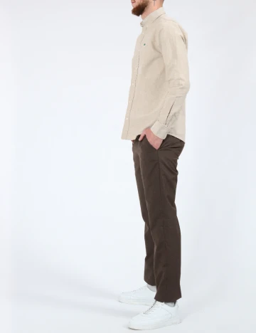 Camasa Lacoste, crem