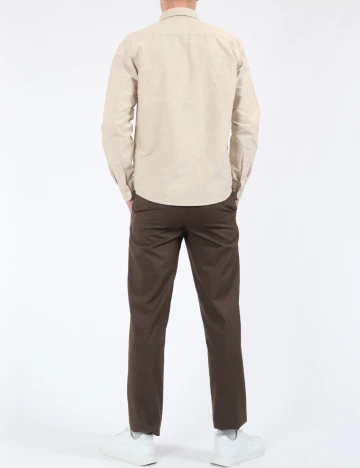 Camasa Lacoste, crem