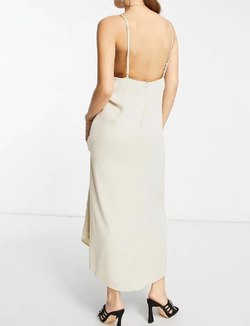 Rochie lunga ASOS, crem
