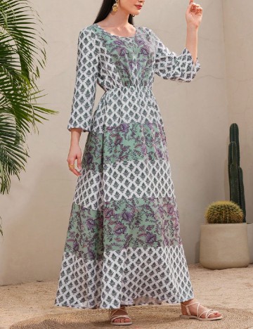 
						Rochie lunga SHEIN, mix culori