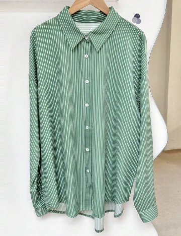 Camasa SHEIN, verde