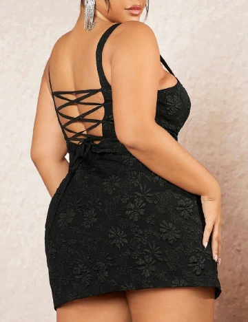Rochie scurta SHEIN CURVE, negru