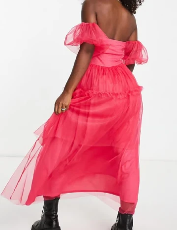 Rochie medie Miss Selfridge, roz Roz