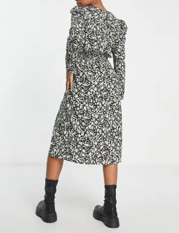 Rochie medie Monki, floral print