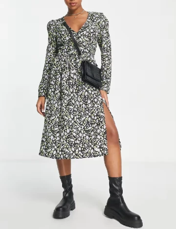 Rochie medie Monki, floral print