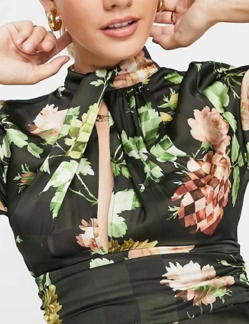 Rochie scurta ASOS, verde