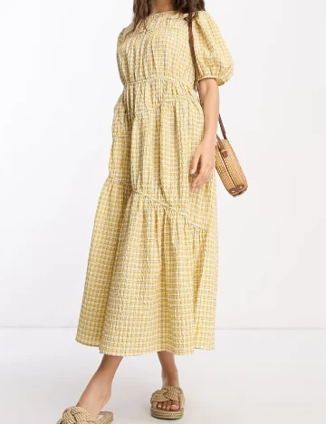Rochie medie ASOS, galben Galben