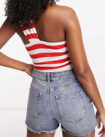 Top ASOS, roz/alb Alb