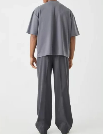 Tricou Oversize ASOS, gri