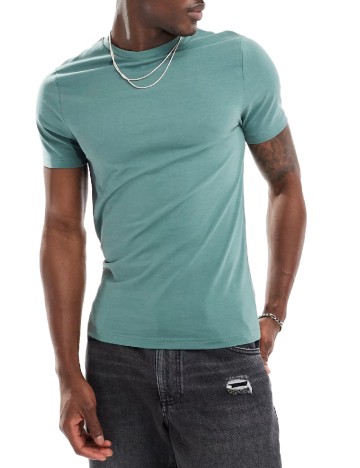 
						Tricou ASOS, turcoaz