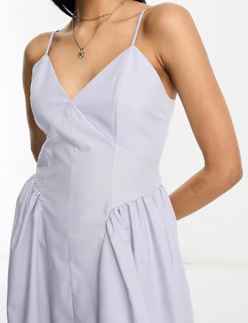 Rochie medie ASOS, albastru