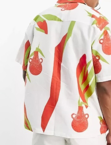 Camasa Oversize ASOS, alb