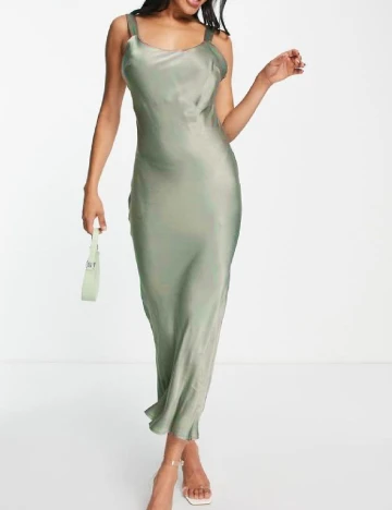 Rochie medie SNDYS, verde