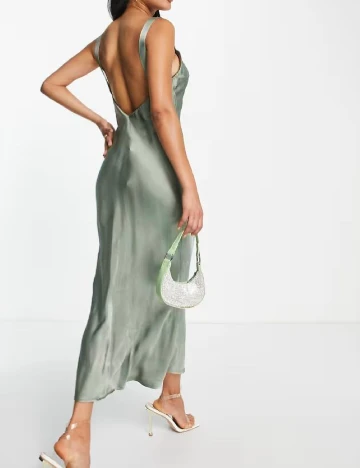 Rochie medie SNDYS, verde