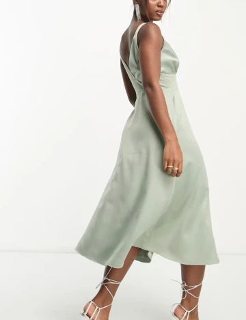 Rochie medie Maya Deluxe, verde Verde