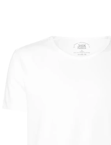 Tricou Jack Parker, alb