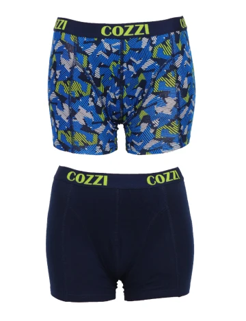 Set Boxeri 2 perechi Cozzi, bleumarin Albastru