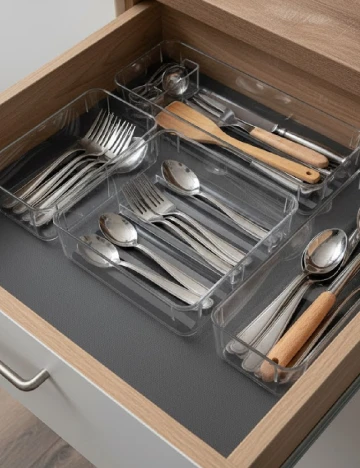 Organizator Zd Trading, transparent Alb