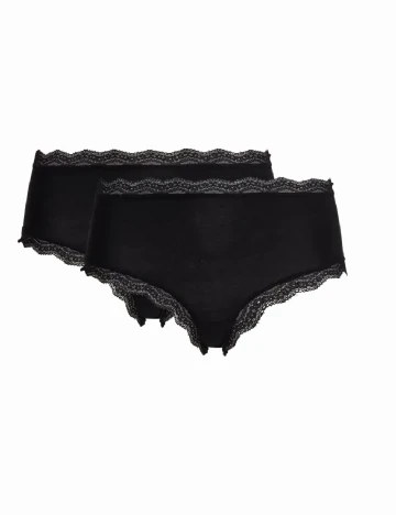 Set chiloti 2 perechi Dolce Bella, negru