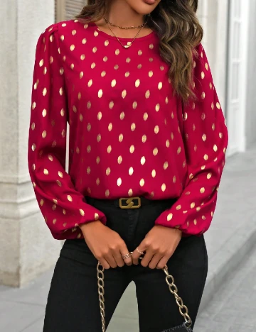 Bluza SHEIN, rosu
