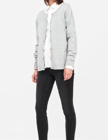 Cardigan Vila, gri, XS