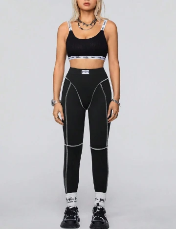 Colanti SHEIN, negru Negru