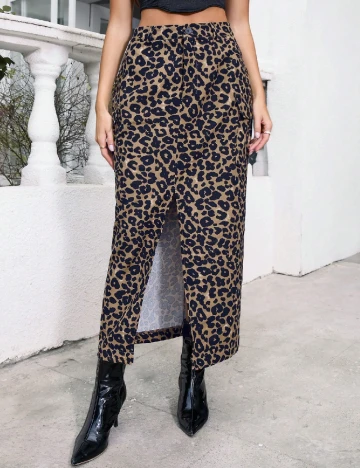 Fusta SHEIN, animal print