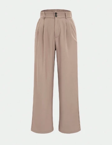 Pantaloni SHEIN, maro Maro