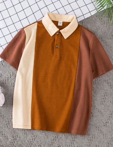 Tricou Shein Kids, maro Maro