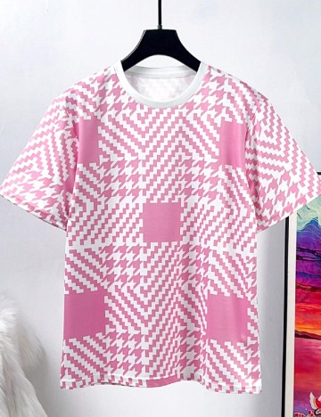 
						Tricou SHEIN, roz