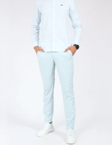 Pantaloni Selected, albastru