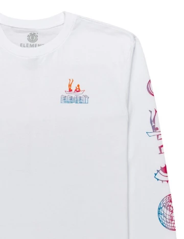 Bluza Element, alb Alb