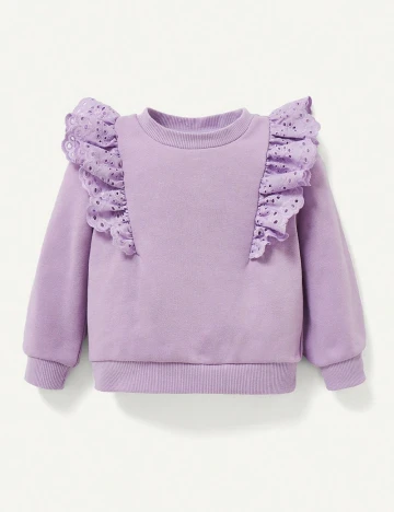 Bluza Shein Kids, mov Mov