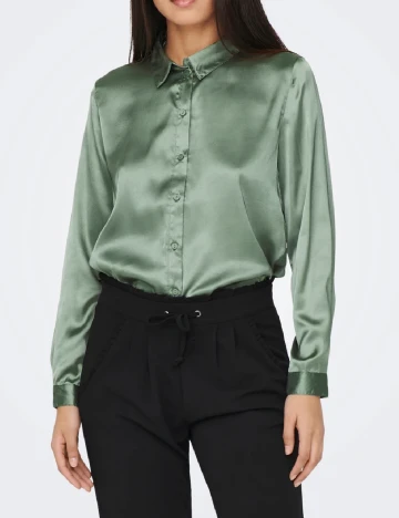 Camasa Jacqueline de Yong, verde Verde