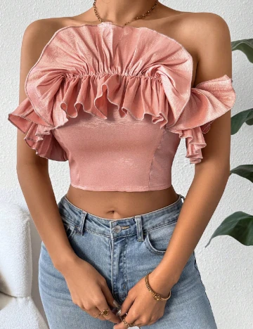 Top SHEIN, roz Roz