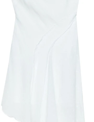 Rochie scurta Stradivarius, alb Alb