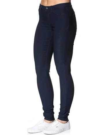 Pantaloni Pieces, bleumarin inchis