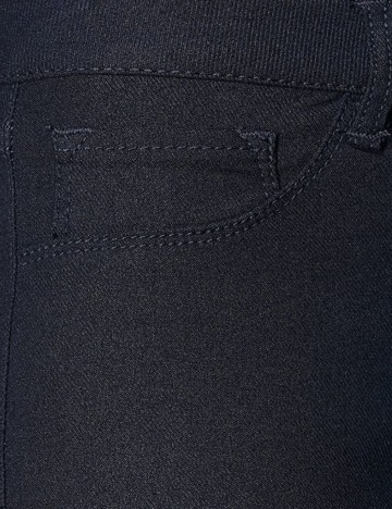 Pantaloni Pieces, bleumarin inchis