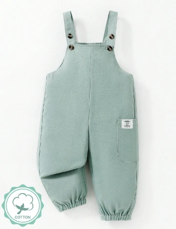 Salopeta Shein Kids, verde Verde