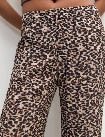 Pantaloni Pull&Bear, animal print Animal print