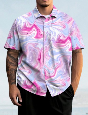 
						Camasa SHEIN Plus Size Men, roz