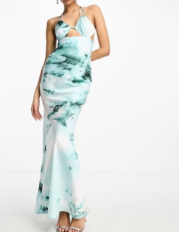 
						Rochie lunga ASOS, mix culori