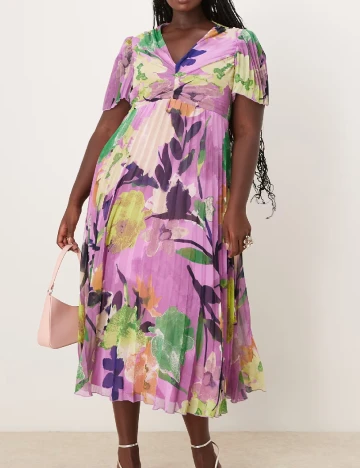 Rochie medie ASOS Curve, mix culori Mix culori