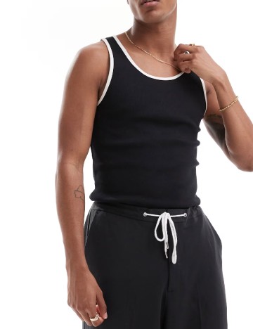 
						Maiou ASOS, negru