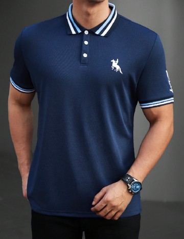 
						Tricou SHEIN, bleumarin