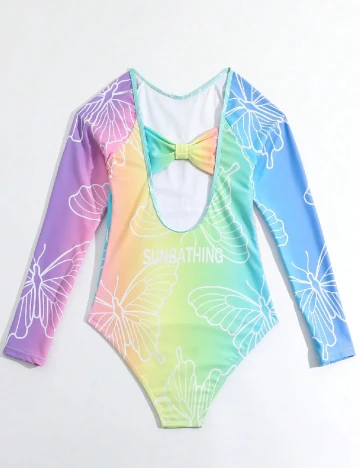 Costum de baie Shein Kids, mix culori Mix culori