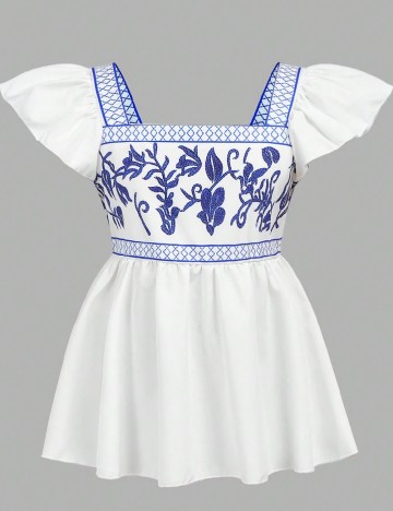 
						Rochie Shein Kids, alb