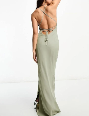 Rochie lunga ASOS, verde Verde