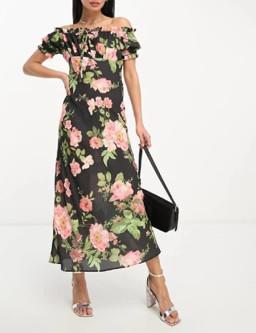 Rochie medie ASOS, floral print Floral print